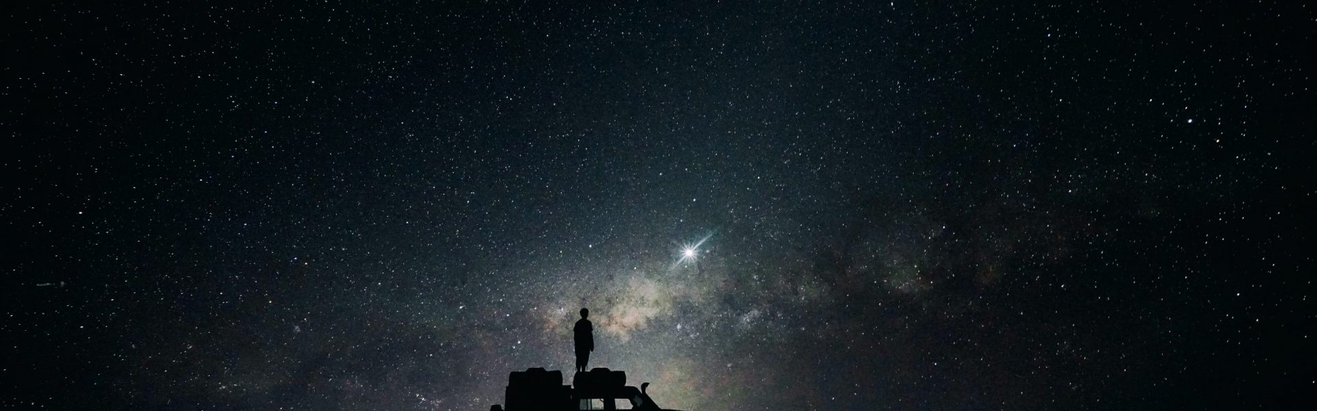 jonatan-pie-h8nxGssjQXs-unsplash-1-scaled Silhouette of man standing on car in front of night sky